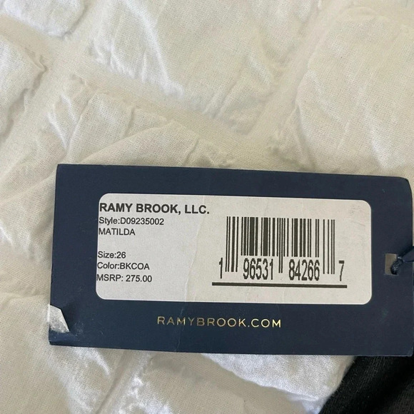 Ramy Brook black coated bootcut flare Matilda jeans - Picture 8 of 14